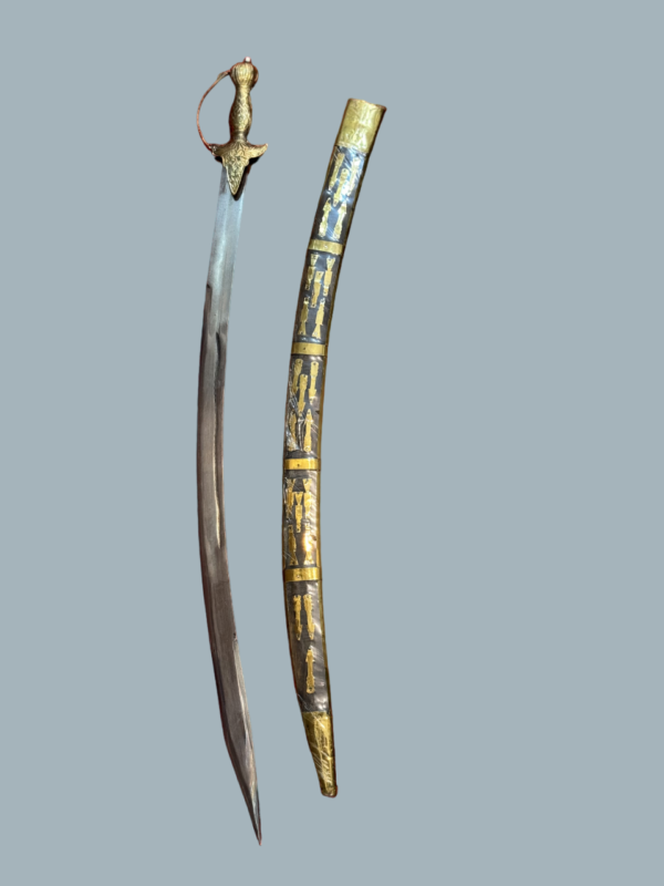 Kirpan with Sublime Metal Art on its sheath - Image 2