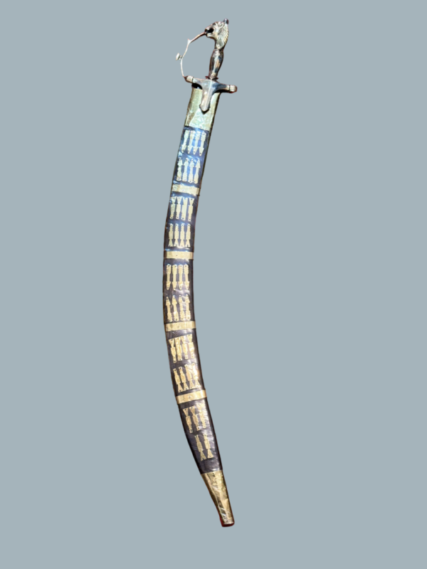 Brass and wooden sword