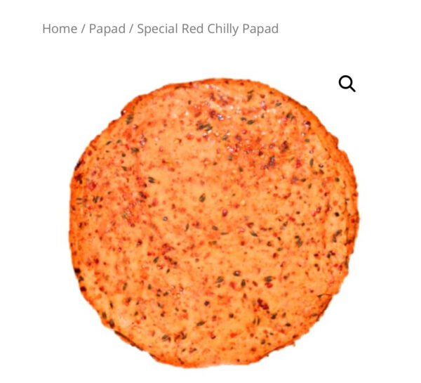Special Red Chilly Papad