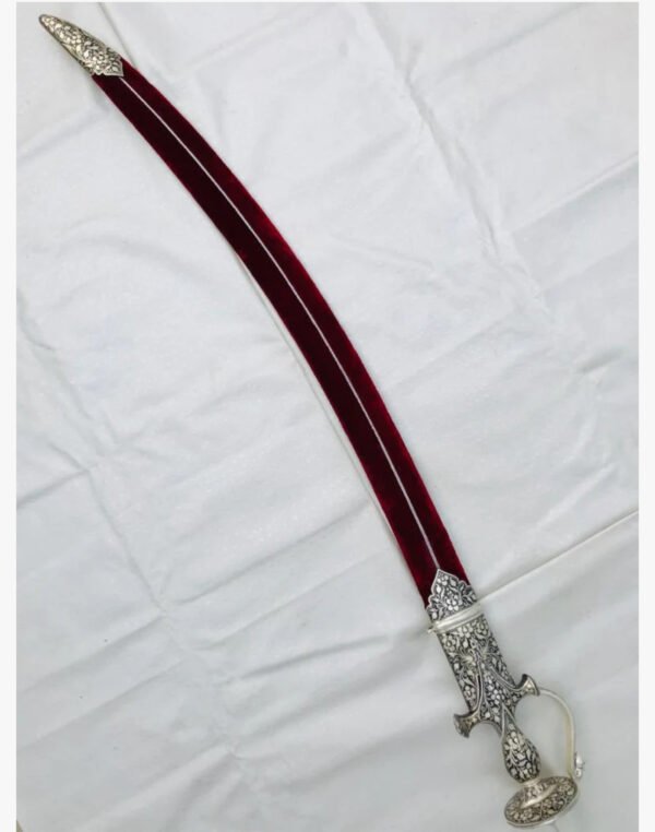 SHAHI INDIAN TALWAR-SILVER