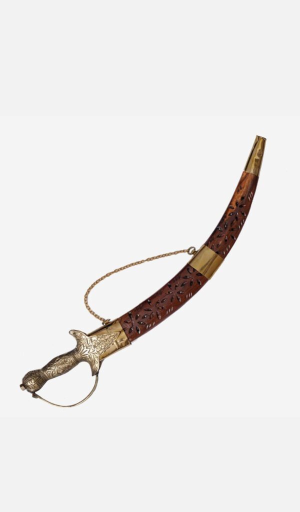 Wodden Brass Kirpan 26 inch