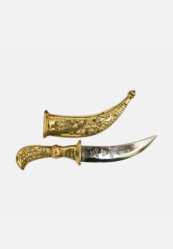 Gold Kirpan 7 INCHES - Image 2